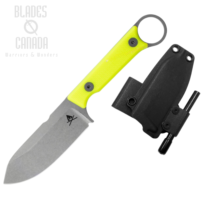 White River Firecraft FC 3.5 Pro Fixed Blade Knife, CPM S35VN SW, Textured G10 Hi-Vis, FC3.5-PRO-THV (image for) White River Firecraft FC 3.5 Pro Fixed Blade Knife, CPM S35VN SW, Textured G10 Hi-Vis, FC3.5-PRO-THV